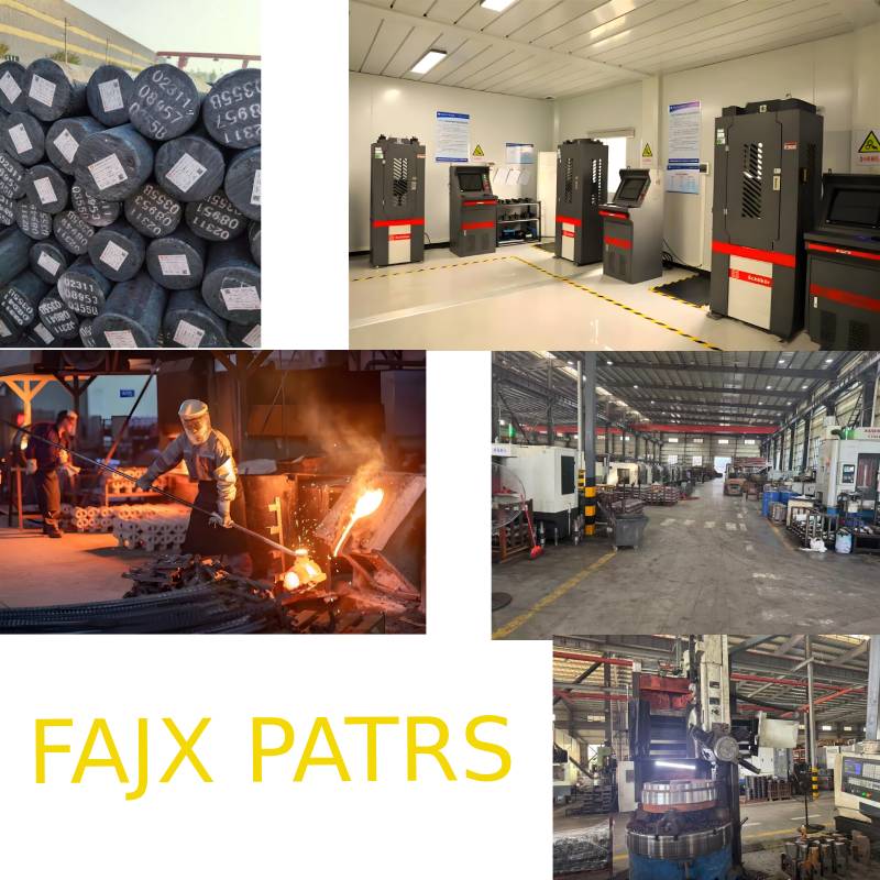 FAJX factory production process for mini excavator undercarriage parts